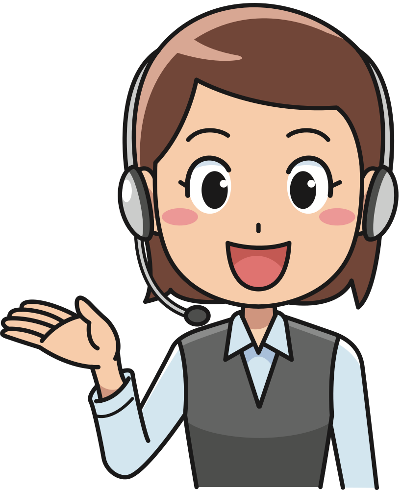 OnlineLabels Clip Art Female Call Centre Worker (2)